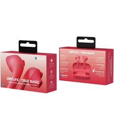 Defunc TRUE BASIC Bluetooth 5.2 Ασύρματα True Wireless Ακουστικά με θήκη (κόκκινο)