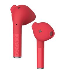 Defunc TRUE GO SLIM Bluetooth 5.2 Ασύρματα True Wireless Ακουστικά με θήκη (κόκκινο)