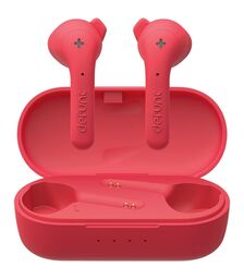 Defunc TRUE BASIC Bluetooth 5.2 Ασύρματα True Wireless Ακουστικά με θήκη (κόκκινο)