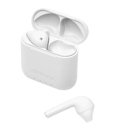 Defunc TRUE GO SLIM Bluetooth 5.2 Ασύρματα True Wireless Ακουστικά με θήκη (λευκό)