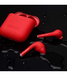 Defunc TRUE GO SLIM Bluetooth 5.2 Ασύρματα True Wireless Ακουστικά με θήκη (κόκκινο)
