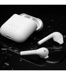 Defunc TRUE GO SLIM Bluetooth 5.2 Ασύρματα True Wireless Ακουστικά με θήκη (λευκό)