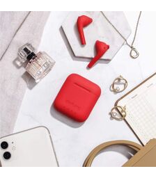 Defunc TRUE GO SLIM Bluetooth 5.2 Ασύρματα True Wireless Ακουστικά με θήκη (κόκκινο)