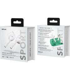 Defunc TRUE SPORT Bluetooth 5.2 Ασύρματα Αθλητικά True Wireless Ακουστικά με θήκη (λευκό)