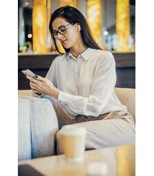 Defunc TRUE TALK Bluetooth 5.2 Ασύρματα True Wireless Ακουστικά με θήκη (λευκό)