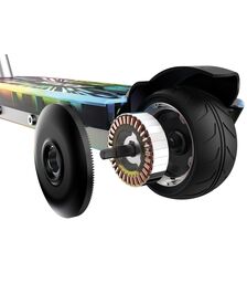 Razor Παιδικό Ηλεκτρικό Πατίνι Color Rave με μέγιστη ταχύτητα 12 km/h κατάλληλο για παιδιά 8 ετών και άνω σε χρώμα Silver