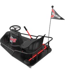 Razor Ηλεκτροκίνητο εφηβικό αυτοκίνητο Crazy Cart XL σε χρώμα μαύρο