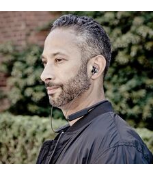 Defunc MUTE Neck-band Earbuds Ασύρματα Ακουστικά με Active Noise Cancellation σε μαύρο χρώμα