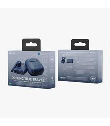 Defunc TRUE TRAVEL Kit Bluetooth 5.3 Ασύρματα True Wireless Ακουστικά με θήκη (Μπλέ)