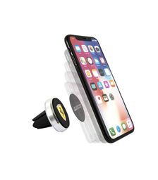 Ferrari Phone Holder Air Vent Mount Μαγνητική βάση στήριξης Smartphone αεραγωγών (Μαύρη/Ασημί)