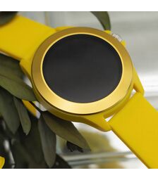 Forever Smartwatch με παλμογράφο Colorum CW-300 xYellow σε κίτρινο χρώμα