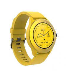 Forever Smartwatch με παλμογράφο Colorum CW-300 xYellow σε κίτρινο χρώμα