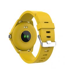 Forever Smartwatch με παλμογράφο Colorum CW-300 xYellow σε κίτρινο χρώμα
