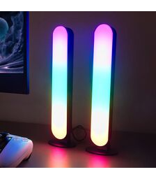 The Source  Set of 2 Sound Activated LED Light Bars-Σετ Ηχόμπαρες με LED που αντιδρούν στη μουσική