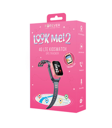 Παιδικό Smartwatch Maxlife Look me 2  GPS WiFi 4G Kids KW-510 pink