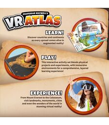 Abacus Brands VR Atlas Επιστημονικό σετ εικονικής πραγματικότητας του καθηγητή Maxwell – Πλήρης Αγγλική Έκδοση – Περιλαμβάνει Γυαλιά VR-3