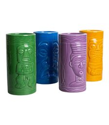 The Source Tiki Mugs Set of 4
