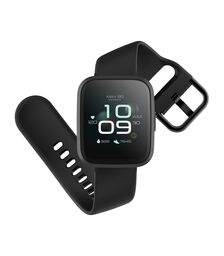 Forever ForeVigo 2 SW-310 Smartwatch με Παλμογράφο και δύο λουράκια (Μαύρο)