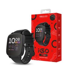 Forever iGo Pro JW-200 Smartwatch με Παλμογράφο (Μαύρο)