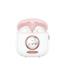 XO G6 TWS Earbuds Bluetooth Handsfree Ακουστικά με Θήκη Φόρτισης Λευκά (Pet Series)