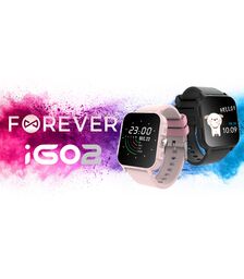 Forever iGo 2 JW-150 Smartwatch με GPS (Ροζ)