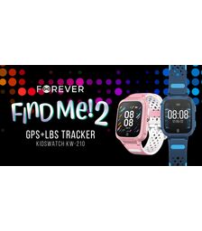 Παιδικό Smartwatch Forever Find Me KW-210 GPS σε μπλε χρώμα