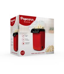 The Source Popcorn Maker Συσκευή οικιακής παρασκευής για Ποπ Κορν σε κόκκινο/μαύρο χρώμα