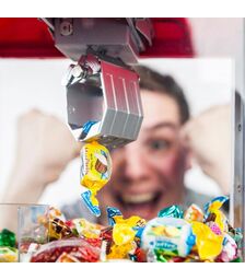 Candy Grabber Ρετρό Παιχνίδι για Καραμέλες και Ζαχαρωτά με δαγκάνα
