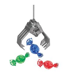 Candy Grabber Ρετρό Παιχνίδι για Καραμέλες και Ζαχαρωτά με δαγκάνα