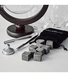 Globe Decanter Set - Μοναδικό Σετ Καράφας και Ποτηριών με Υφή Υδρογείου