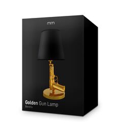 Golden Gun Lamp - Μοναδική Επιτραπέζια Λάμπα Beretta