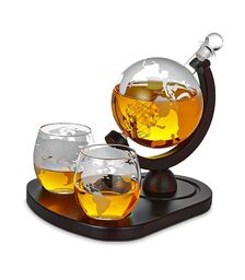 Deluxe Globe Decanter Set - Σετ Καράφα Deluxe Globe