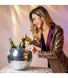 Disco Ball Ice Bucket Κουβάς Πάγου Ντισκομπάλα – Προσθέστε Λάμψη στα Πάρτι σας