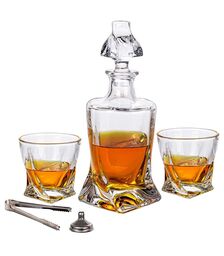 Twisted Decanter Set – Σετ Καράφα Twisted - Για Μοναδική Απόλαυση Ποτών