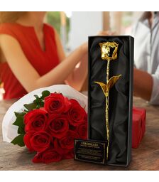 24K Golden Rose – Επιχρυσωμένο Τριαντάφυλλο 24 Καρατίων