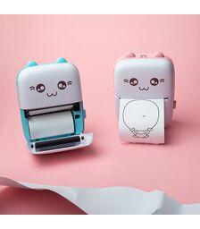 Maxlife Bluetooth thermal printer MXTP-100 pink - Παιδική ψηφιακή φωτογραφική μηχανή στιγμιαιας εκτύπωσης σε ροζ χρώμα