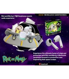 Lazerbuilt Rick & Morty Space Cruiser True Wireless Bluetooth Ακουστικά