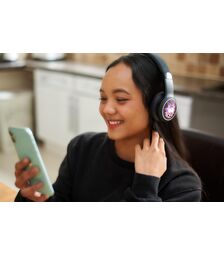 Lazerbuilt Rick & Morty Light-Up Bluetooth Headphones – Ασύρματα Παιδικά Ακουστικά με Μικρόφωνο