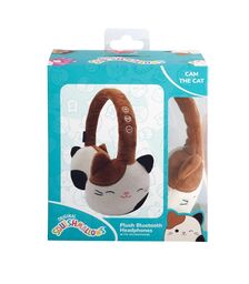 Lazerbuilt Squishmallows Cam the Cat – Λούτρινα Ασύρματα Παιδικά Ακουστικά με Μικρόφωνο