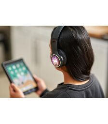 Lazerbuilt Rick & Morty Light-Up Bluetooth Headphones – Ασύρματα Παιδικά Ακουστικά με Μικρόφωνο