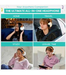 Lazerbuilt Squishmallows Cam the Cat – Λούτρινα Ασύρματα Παιδικά Ακουστικά με Μικρόφωνο