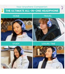 Lazerbuilt Squishmallows Ingred The Cow – Λούτρινα Ασύρματα Παιδικά Ακουστικά με Μικρόφωνο