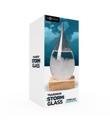 The Source – Storm Glass Teardrop – Συσκευή Καιρού σε Μορφή Σταγόνας με Διακοσμητική Βάση
