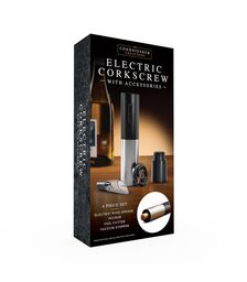 The Source – Ηλεκτρικό Ανοιχτήρι Κρασιού με Αξεσουάρ – Σετ 4 τεμαχίων από τη σειρά Connoisseur Creations