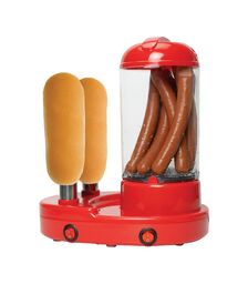 The Source – Hot Dog Maker – Συσκευή για Χοτ Ντογκ με Δοχείο για Ψωμάκια & Σχάρα για Λουκάνικα