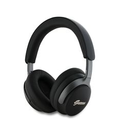 Guess Metal Script Logo Bluetooth ANC/ENC Headphones (Black - GUBHC22PSFCSMK)