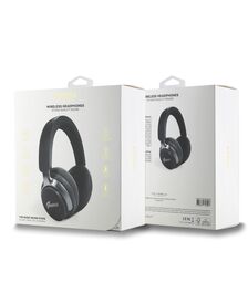 Guess Metal Script Logo Bluetooth ANC/ENC Headphones (Black - GUBHC22PSFCSMK)