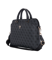 Guess Grained 4G Logo Computer Bag 15"-16" (Black - GUCB15P4DPTK)