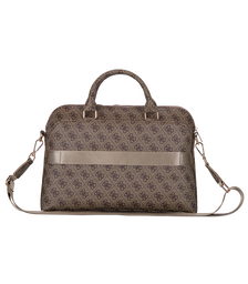Guess Grained 4G Logo Computer Bag 15"-16" (Brown - GUCB15P4DPTW)