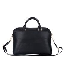 Guess Grained Triangle Logo Computer Bag 15"-16" (Black - GUCB15PGTSPSK)